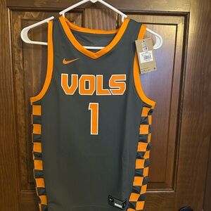 Nike Vols Basketball Jersey in Gray and Orange